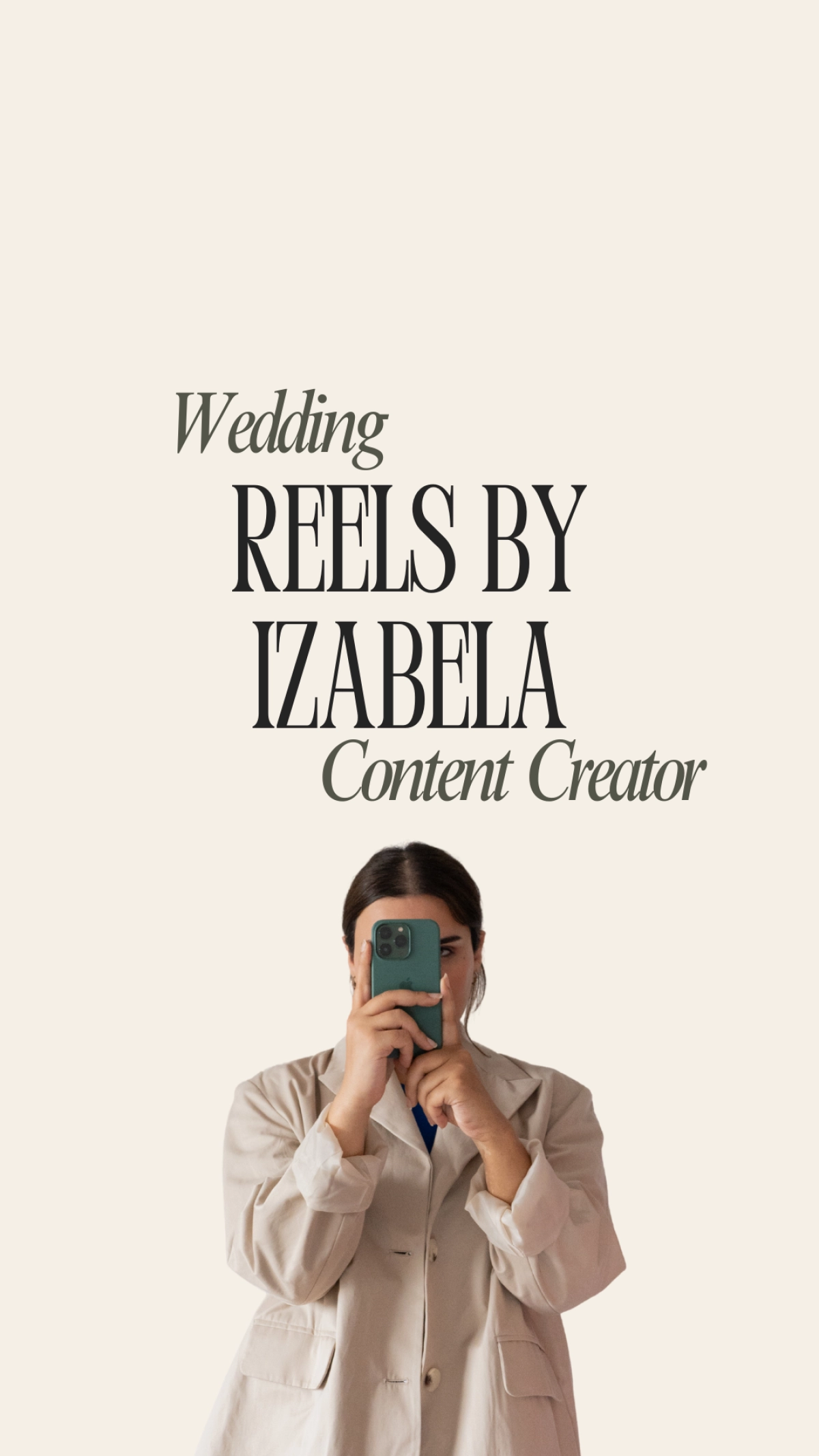 WEDDING CONTENT CREATOR BY IZABELA | REELSY Z WESELA | ZDJĘCIA | IPHONEM | w 24H  Rzeszów i cała Polska — Wedding content creator — Rzeszów