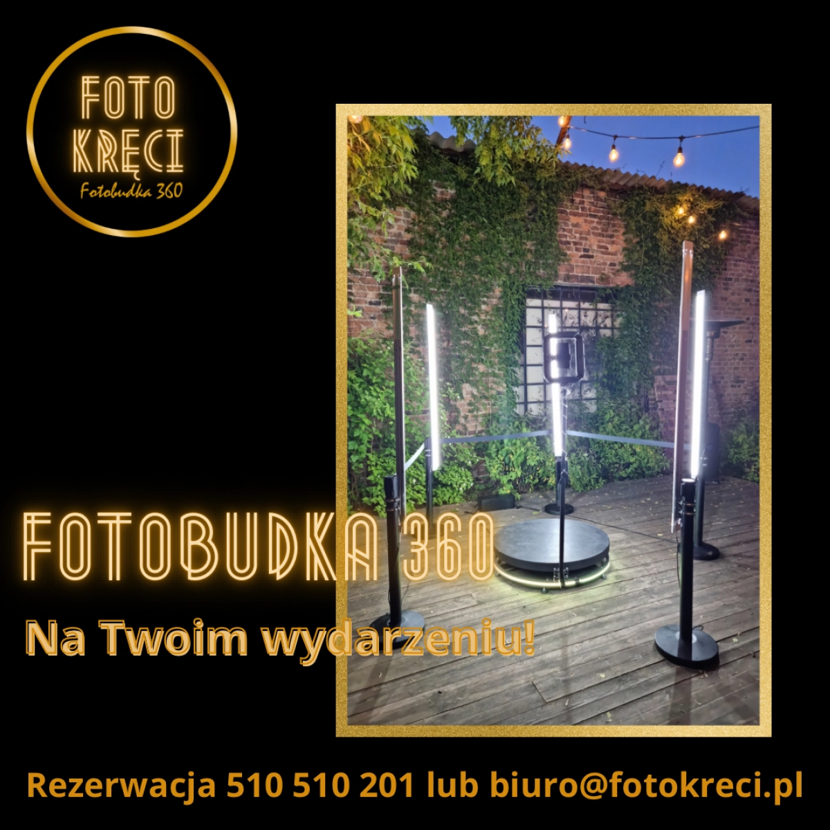 Foto Kręci - Fotobudka 360 na Twoim weselu!