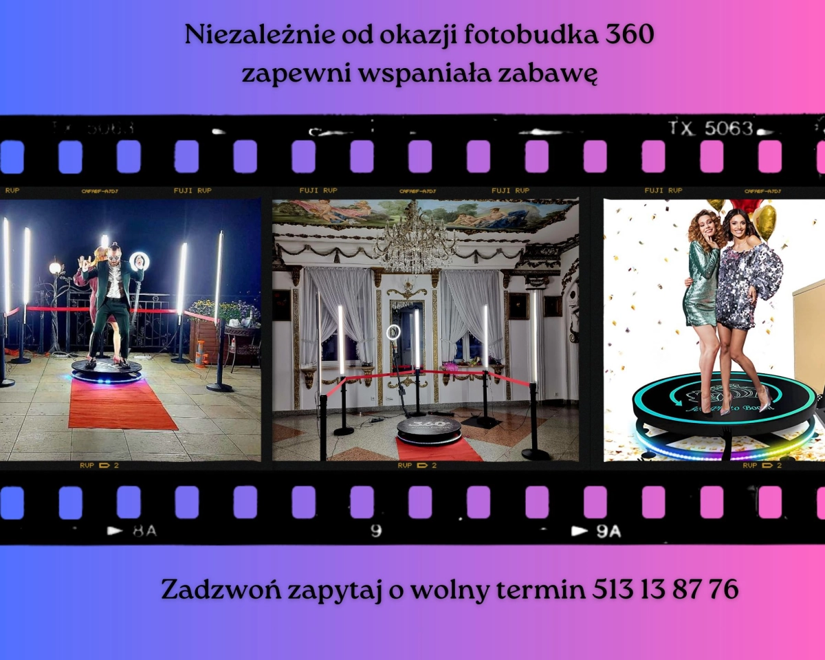 Fotobudka 360 — Fotobudka na wesele — Kielce