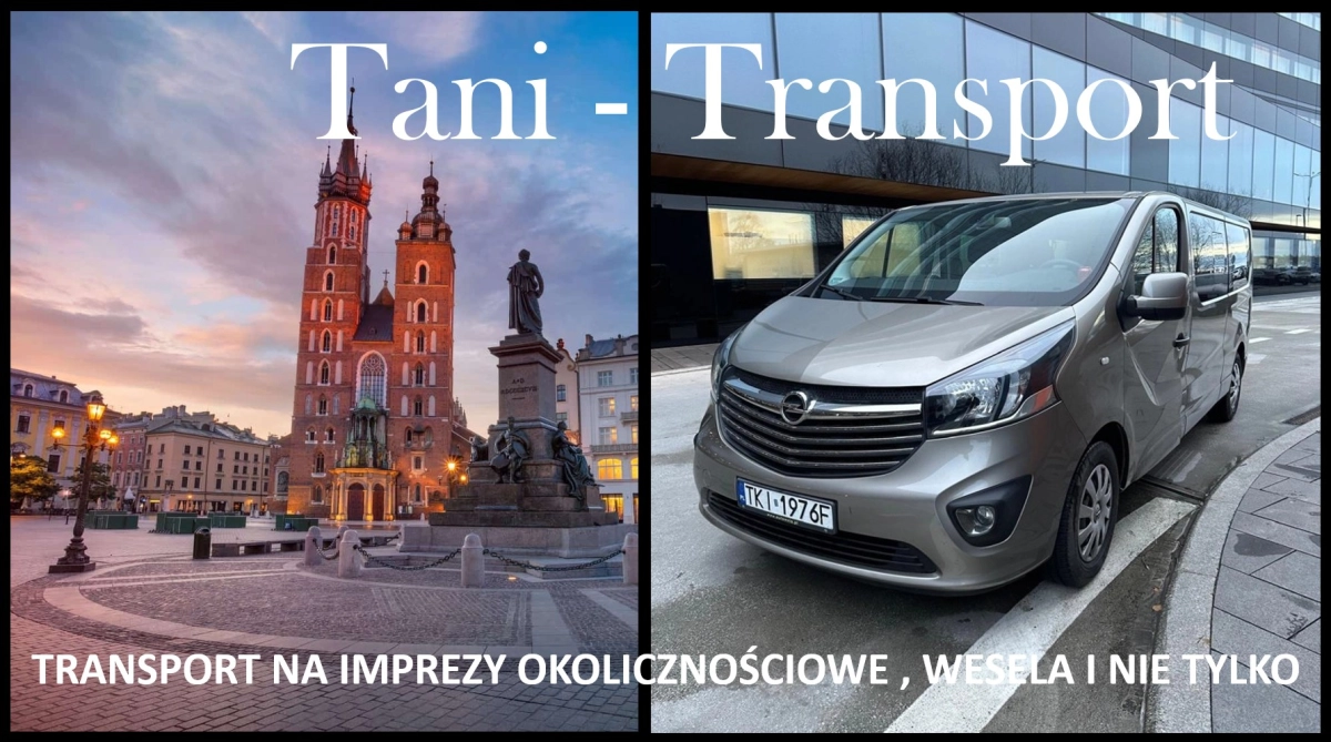 Tani Transport Weselny, rozwożenie gości. — Auto do ślubu — Kraków