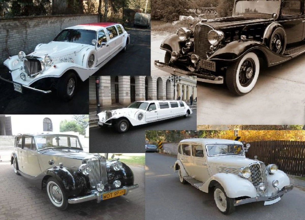 Auta zabytkowe Limuzyny — Auto do ślubu — Otwock
