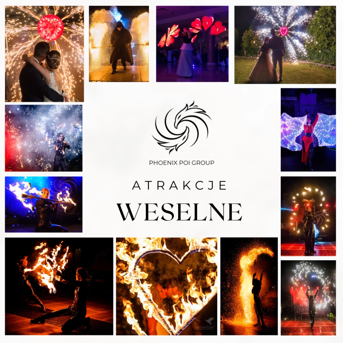 FIRESHOW pokaz ognia LEDSHOW pokaz ledowy — Atrakcje weselne — Goczałkowice-Zdrój