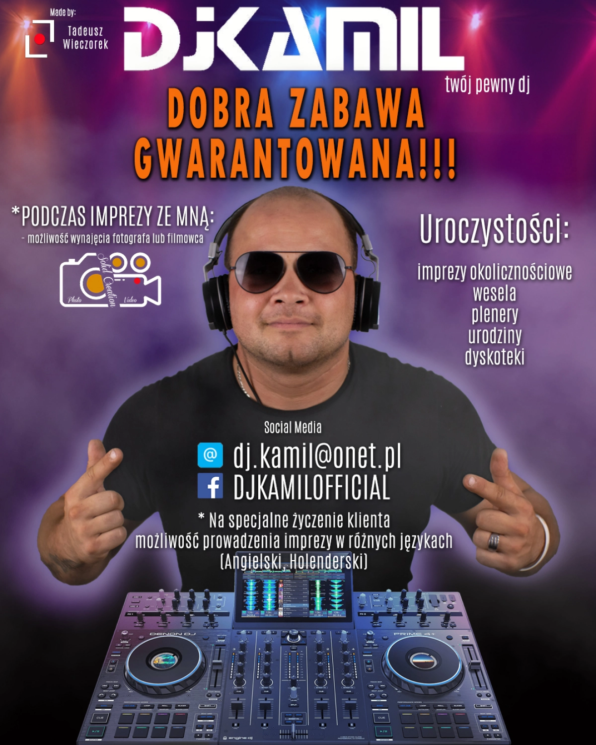 DJ KAMIL - twój pewny DJ
