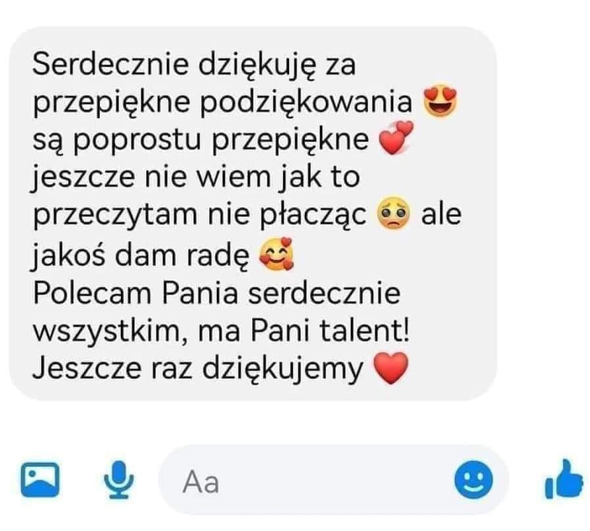 Podziękowania dla Rodziców w formie historyjek