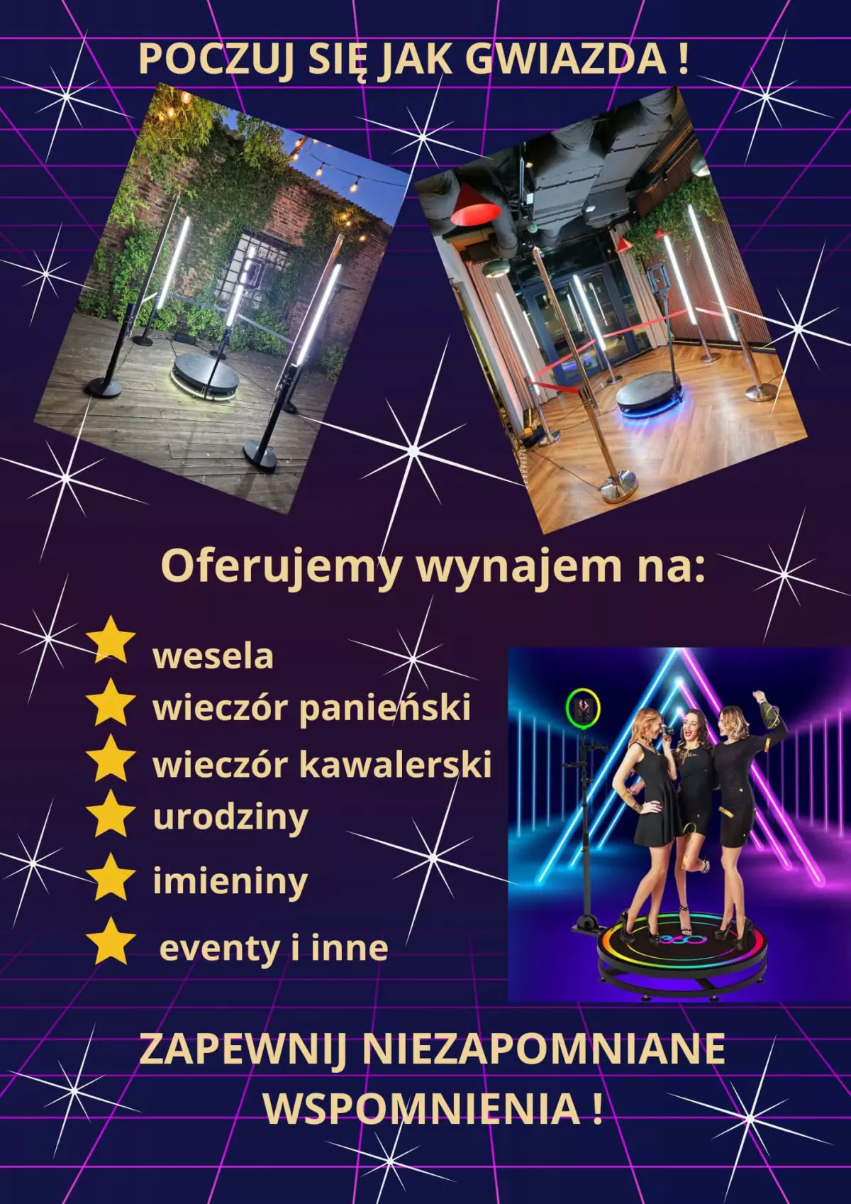 FotoBudka360 Pomorskie i okolice!!! Atrakcja każdej imprezy!!!