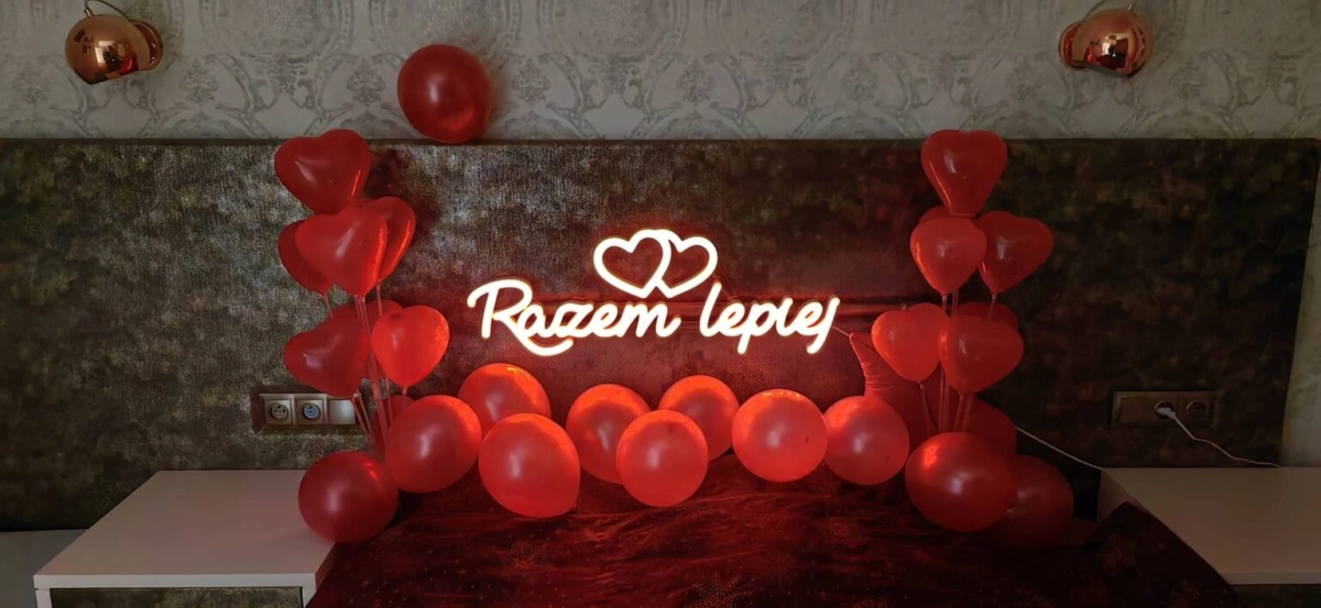 Świecący napisy LED Neon RAZEM LEPIEJ