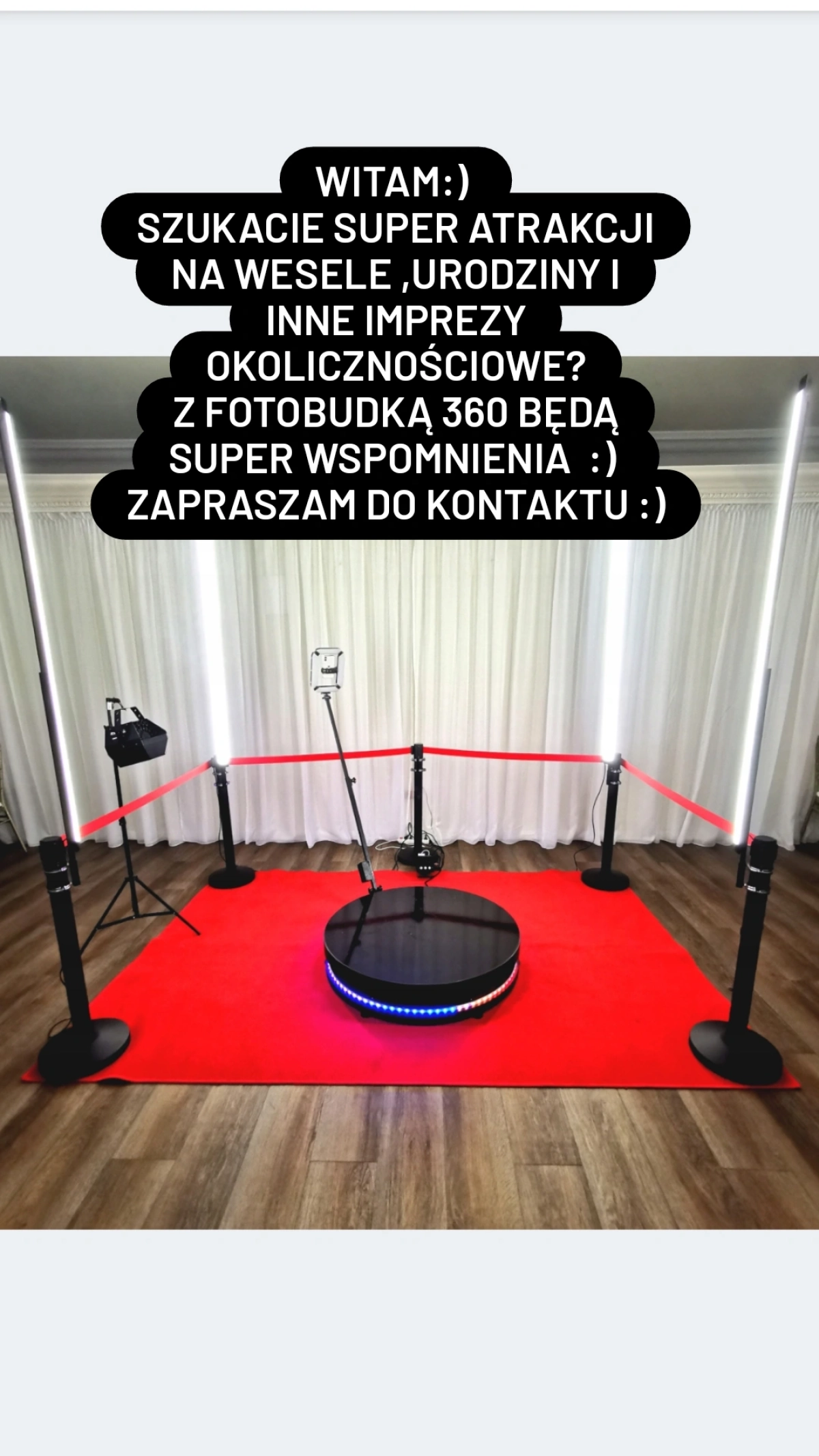Do wynajęcia foto360 , napisy Love,Miłość,18 — Fotobudka na wesele — Wrocław
