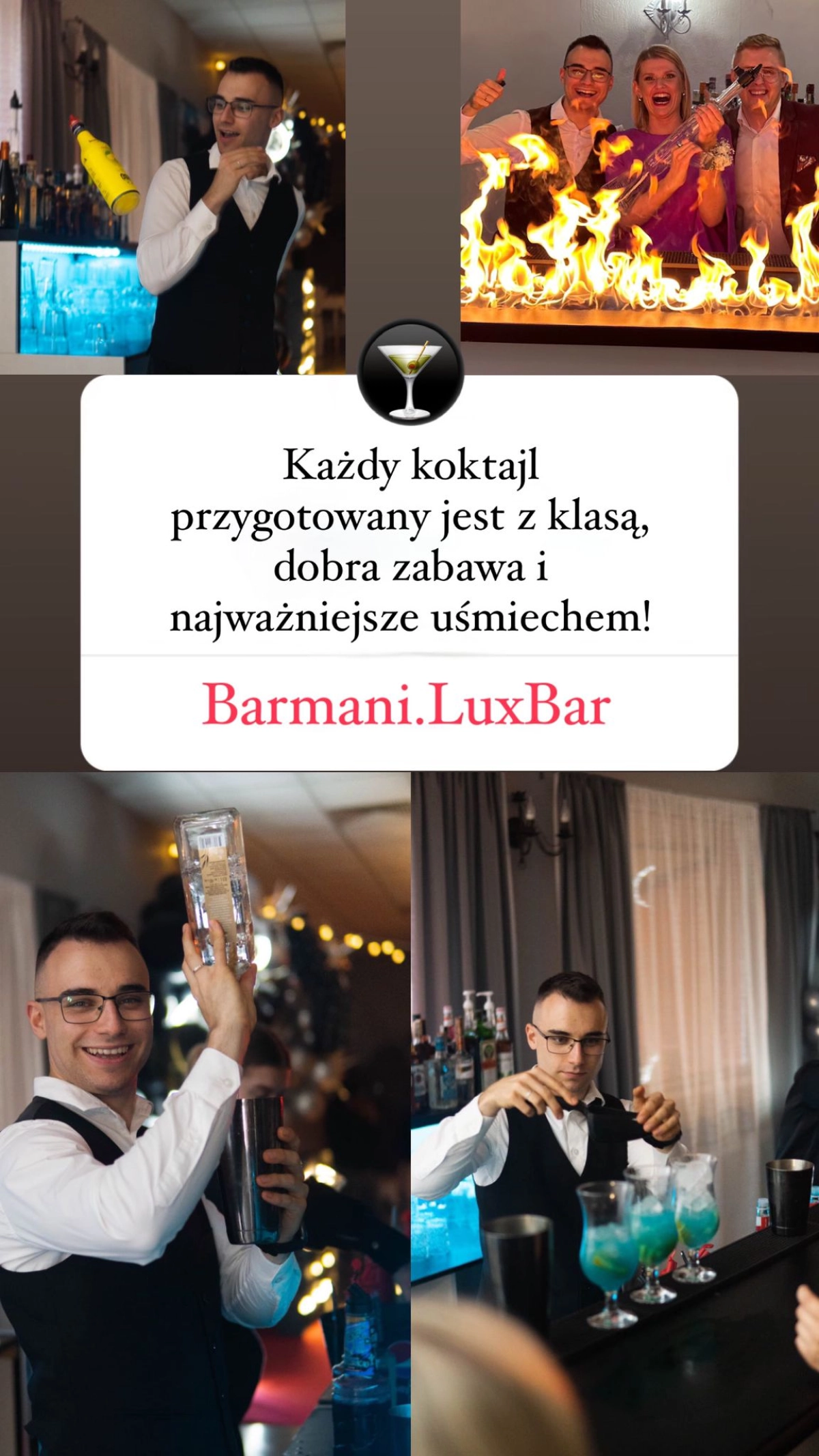 Barman / na wesele / Mobilny bar / Lux Bar/ Mobilne usługi Barmańskie / DrinkBar