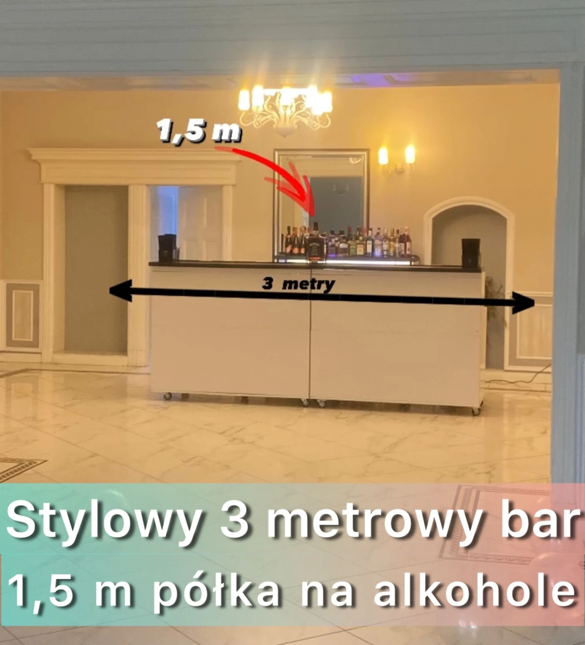Barman / na wesele / Mobilny bar / Lux Bar/ Mobilne usługi Barmańskie / DrinkBar
