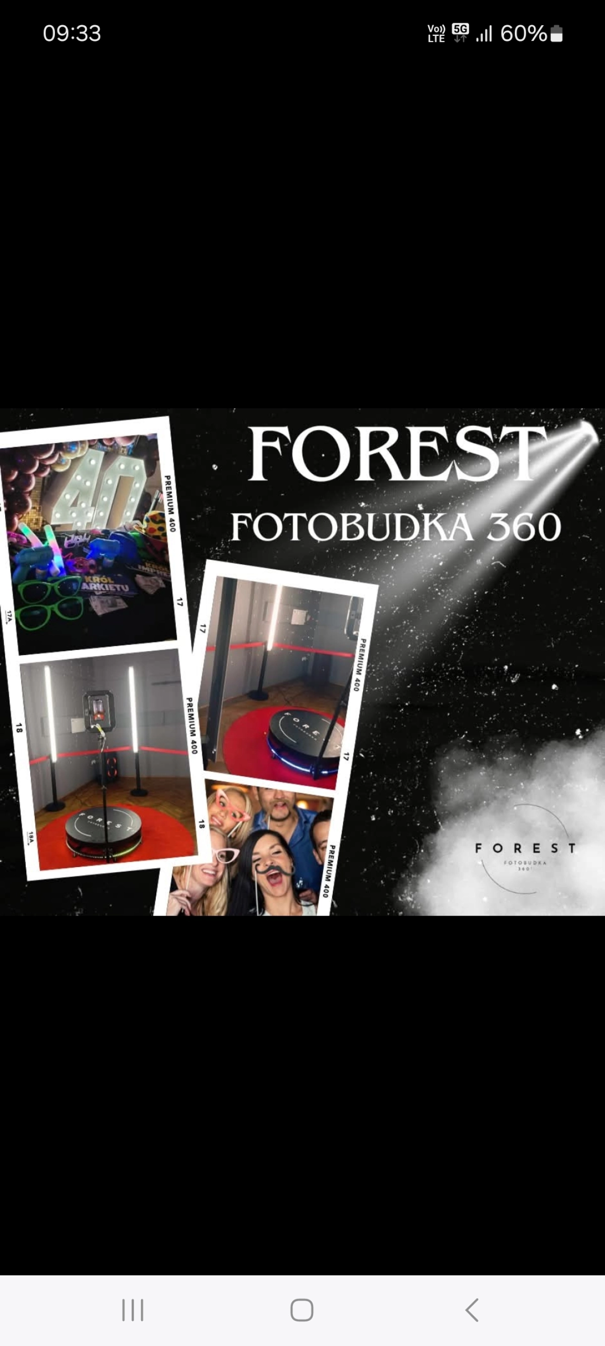 Forest fotobudka 360 — Fotobudka na wesele — Samoklęski Duże